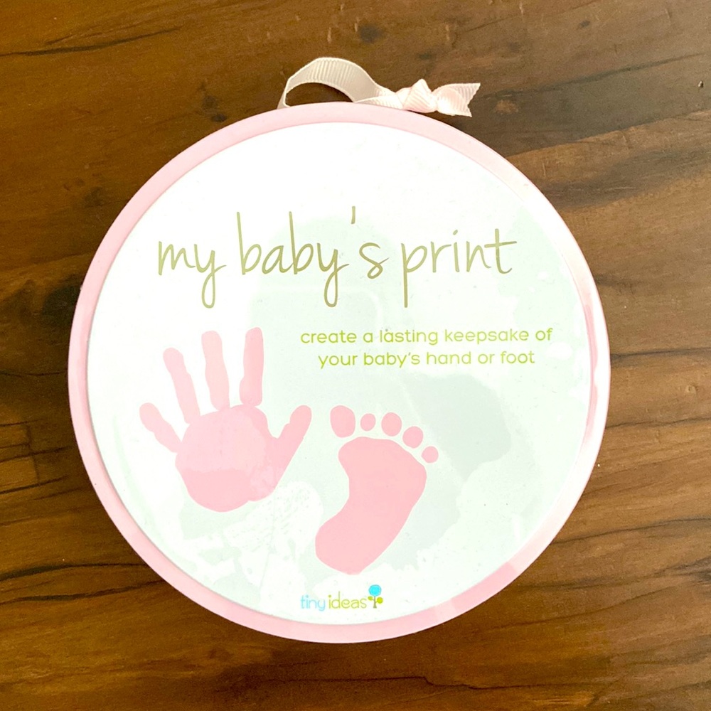 Tiny Ideas My Baby’s Print Keepsake of Baby’s Hand or Foot